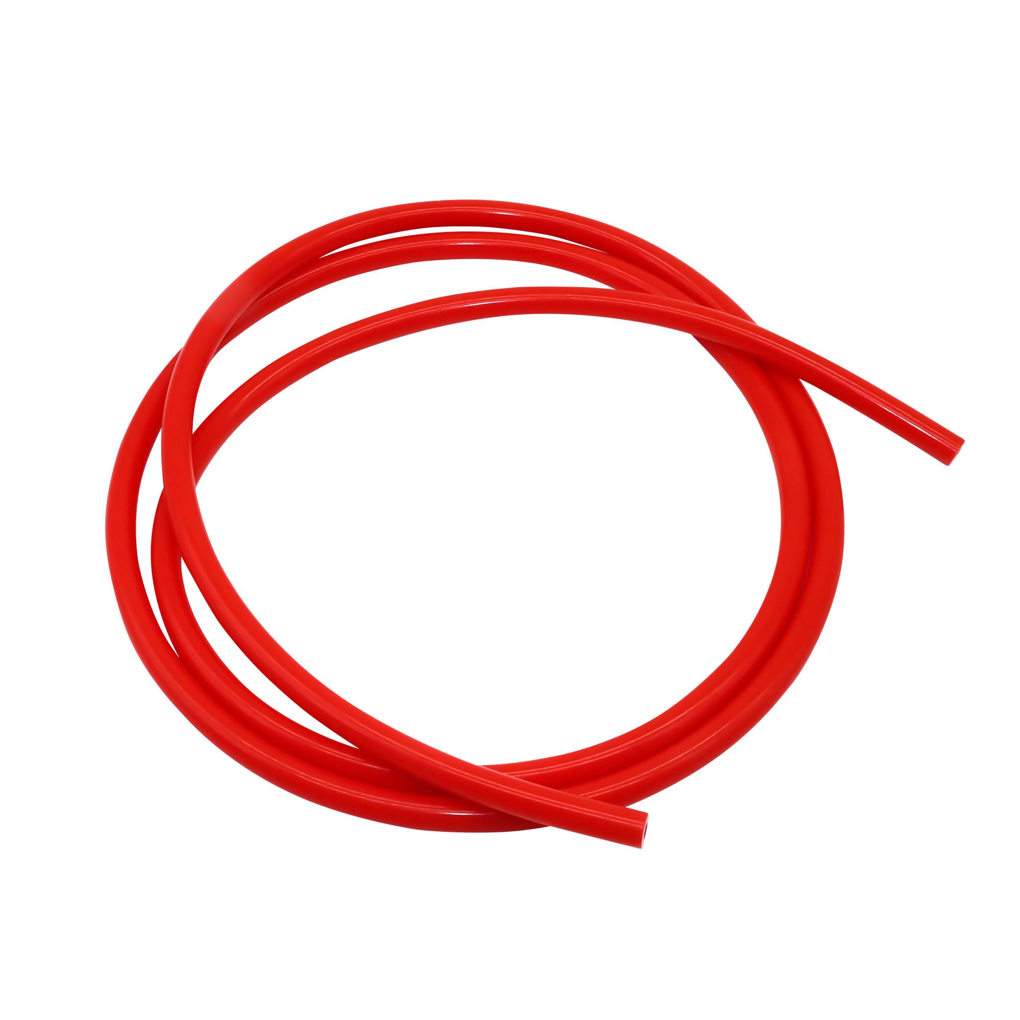 LAVMHAB Vacuum Silicone Tube 5mm ID 11mm OD 3mm Wall Thickness 3 Meters (9.8FT), Silicone Tubing Vacuum Hose for Air Water Transfer (Red)