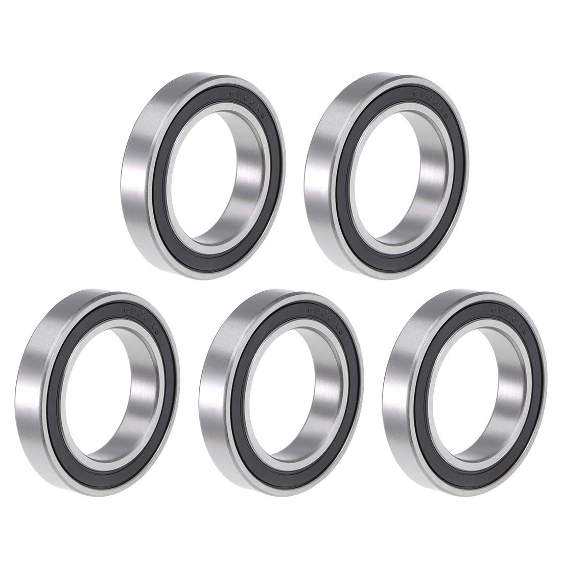 Roulement Bille 6906-2RS 30X47X9mm Kit de 5 Pièces Étanches Abec-1