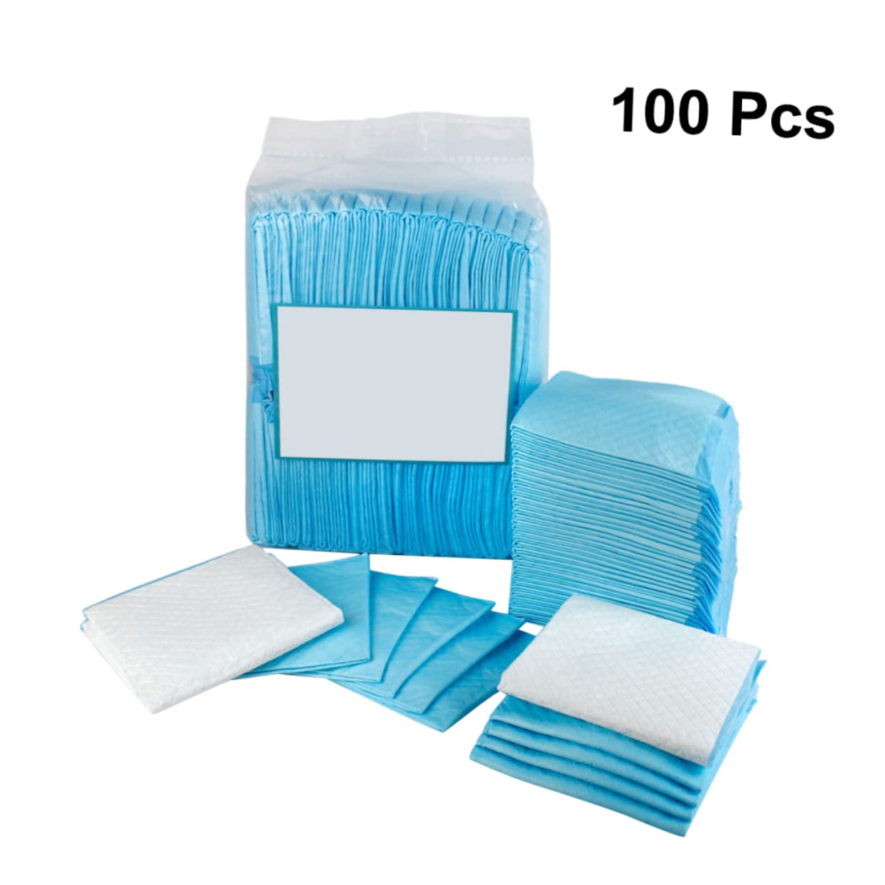 Tappetini Assorbenti per Cane Addestramento Extra Spessi 33x45 Cm 100 Pz/confezione per Cuccioli e Ambienti Esterni
