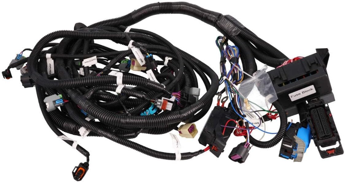 Top Street Performance Standalone Wiring Harness for Drive-by-Wire GM Chevy LS LH6 LY5 LMG LH8 Engines - '05-'08 15-pin