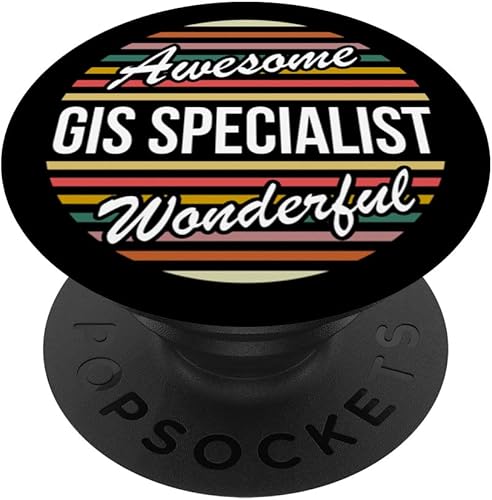 GIS Specialist Gift Funny Job Appreciation PopSockets Swappable PopGrip