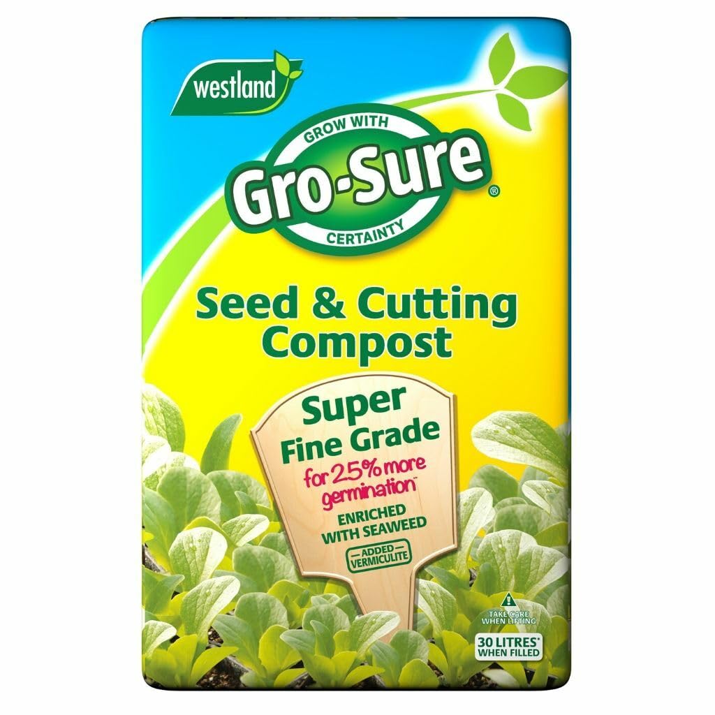 20L Seed & Cutting Compost, Promotes Fast Germination & Healthy Root Growth, Enriched with Seaweed & Nutrients for Vigorous Plants