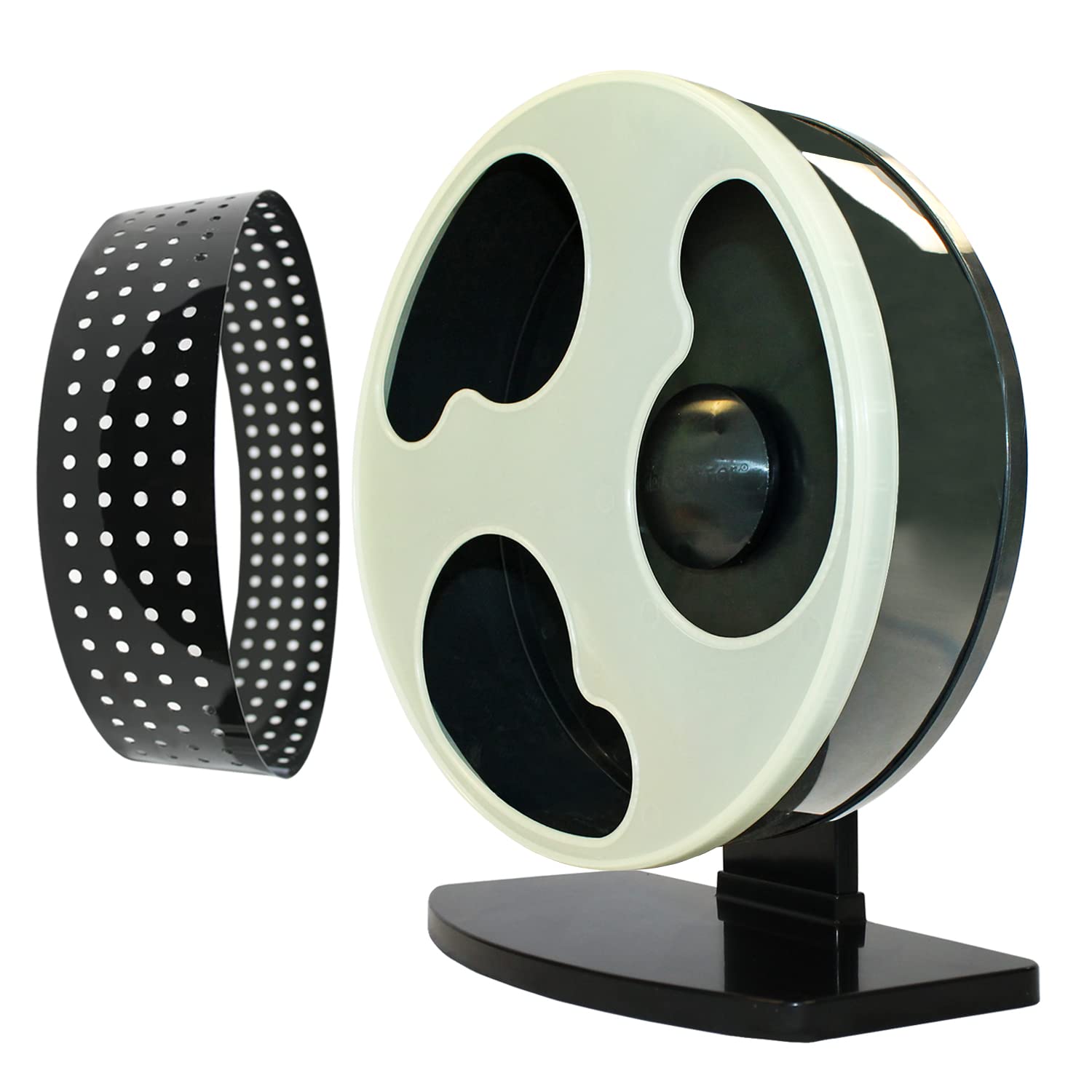 Exotic Nutrition Silent Runner Glow Wheel - 12" Regular - Exercise Wheel (Wheel + Autoclean Track)