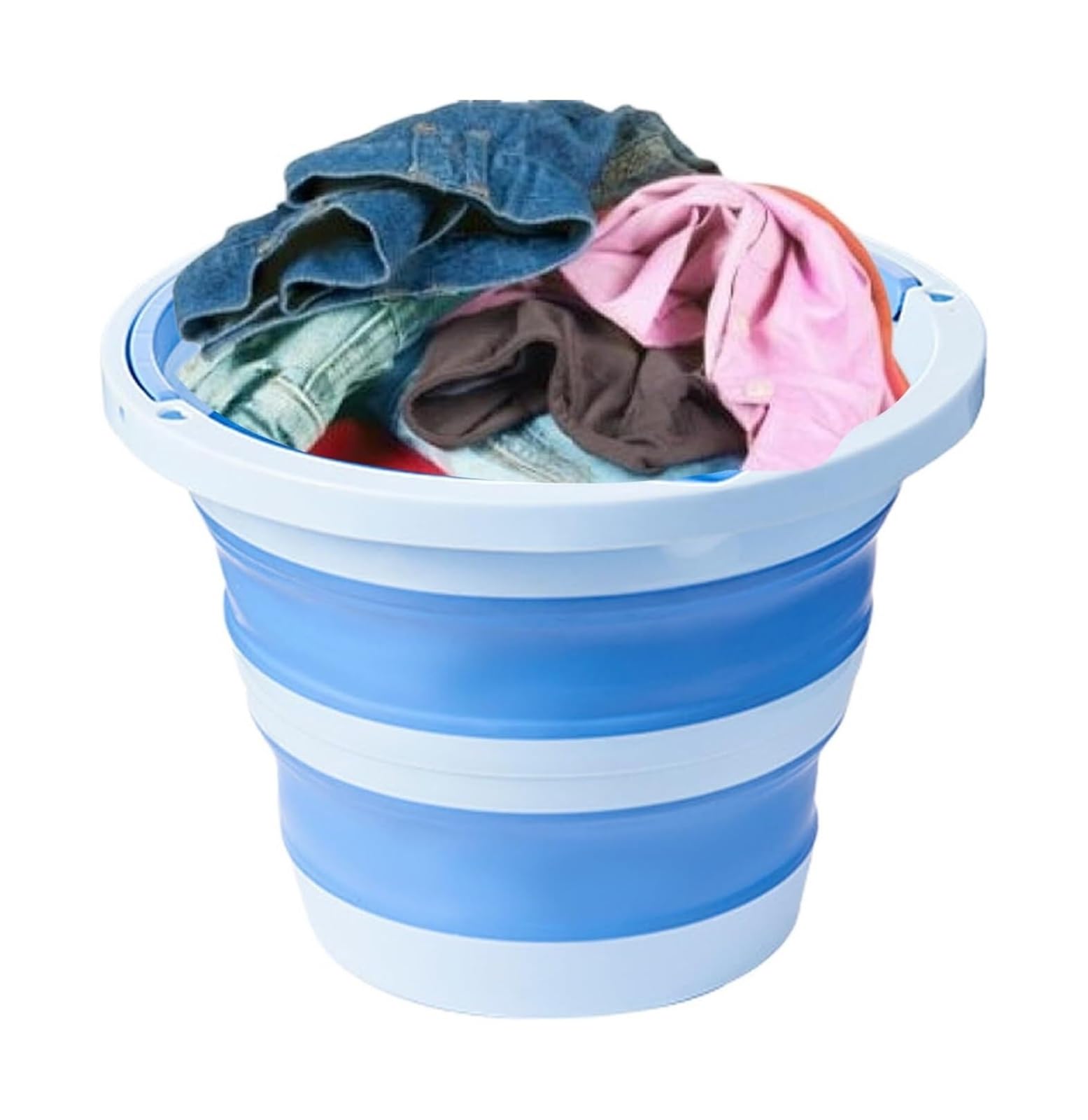 Camping folding bucket, Folding Water Bucket 6L Multicolor Handle Hiking Fishing Camping Home