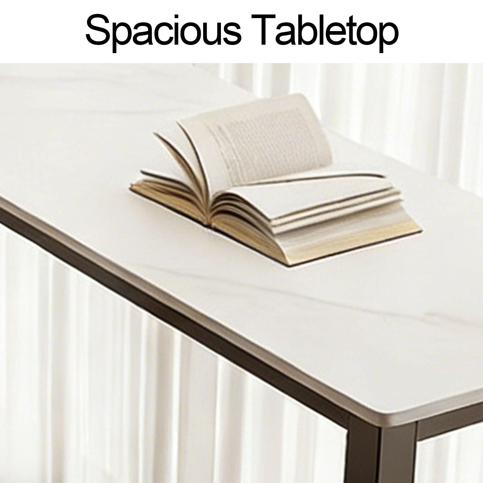 Tavolo e Sedie Cucina, Mobile Bar per Casa con Robusta Struttura in Metallo per Piccoli Spazi, Sala da Pranzo, Angolo Bar, Facile da Montare e Pulire(140x105x40cm/55x41x15in)