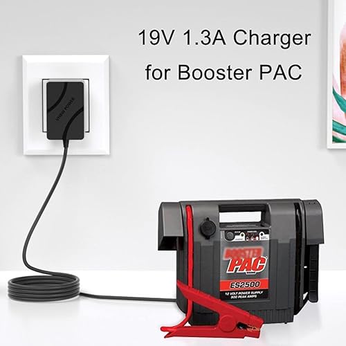 Miniatura 3 de Repuesto para cargador Booster PAC ES5000, cable de cargador de refuerzo de 19 V compatible con Booster PAC ES2500 ES5500 ES5000 ES2500C ES6000