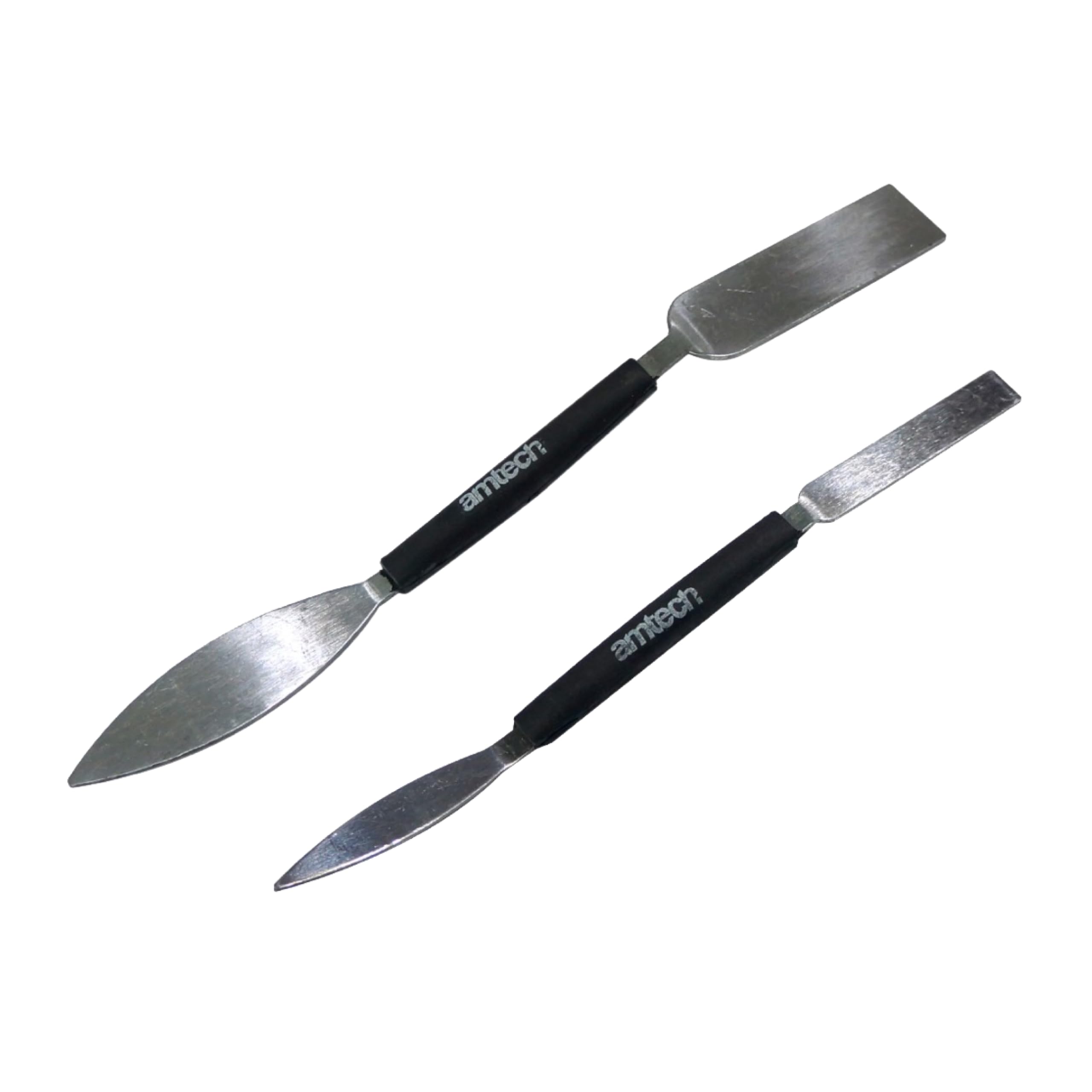 G1855 Leaf and Square Profiling Tool Set, Triangular and Square Blades, Plasterers Trowel, Small Tool, Double-Ended 2-Piece