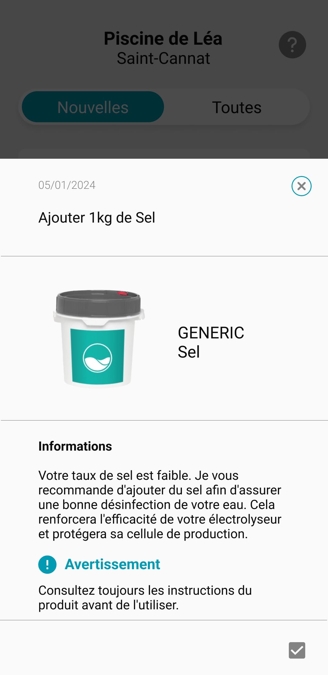 ICO Pool V2 Salt – Elektronischer Wasseranalysator für salzbehandelte Schwimmbäder – Stündliche Messungen von pH, ORP, TDS und Wassertemperatur – Beratung auf Ihrem Smartphone
