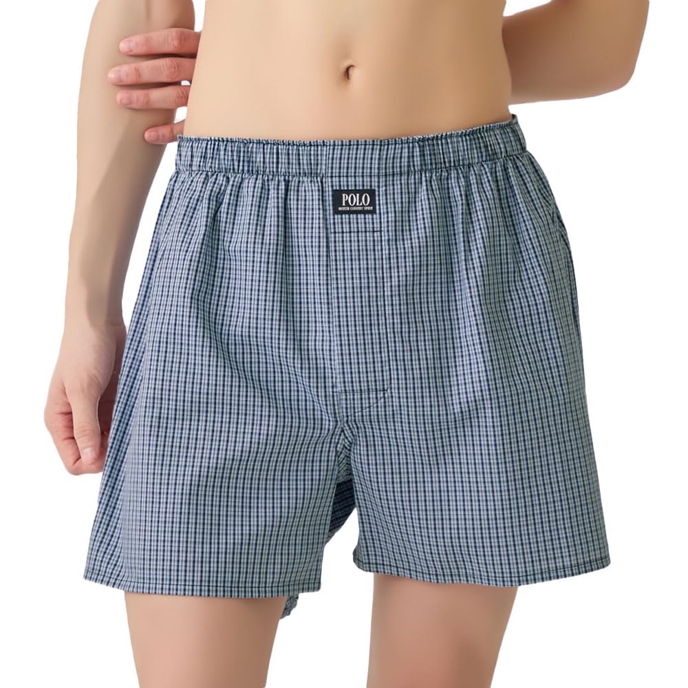 Amazon | 綿100% 前あき PBM874 メンズ | トランクス 通販