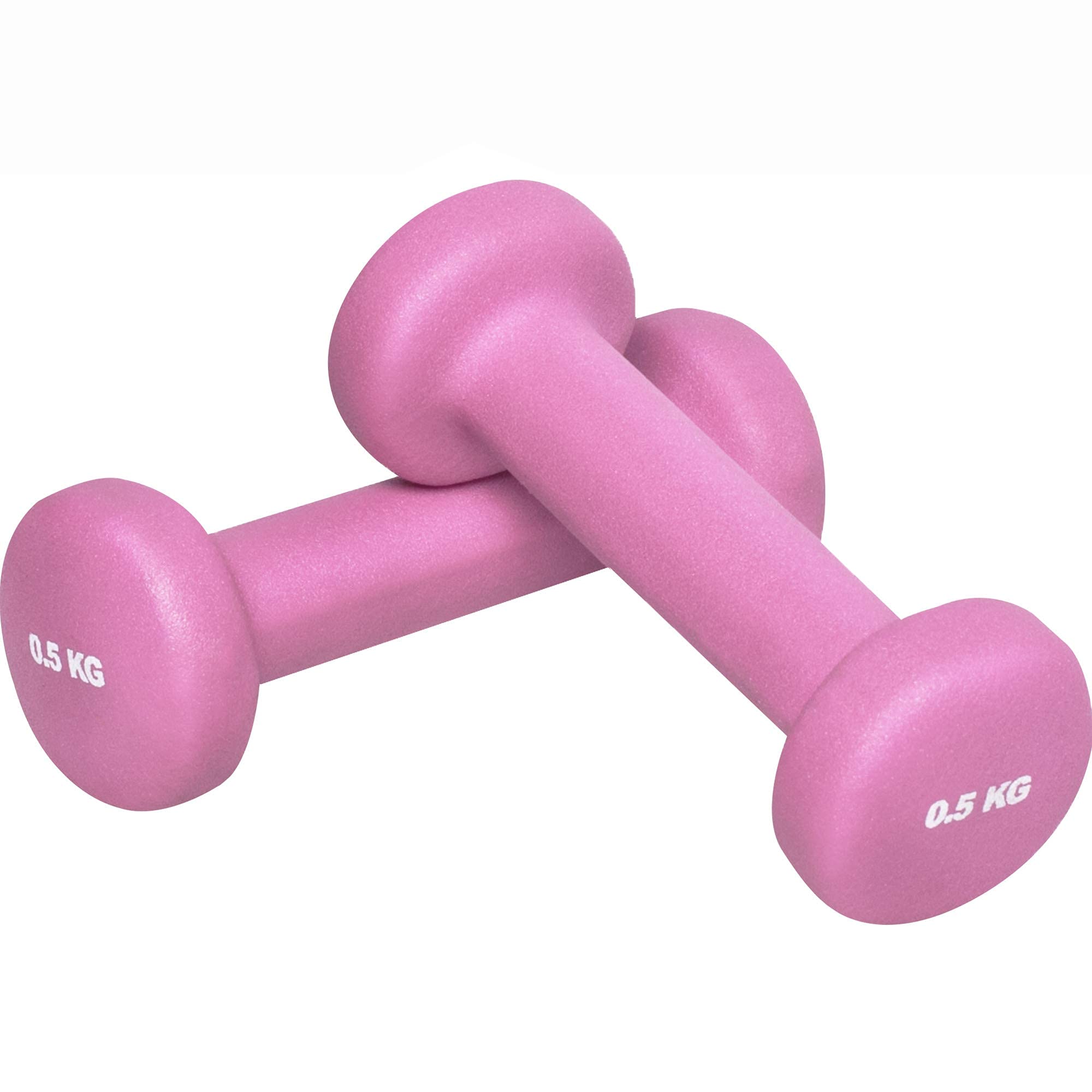 GORILLA SPORTS® Gymnastikhanteln Set 10 kg mit Koffer, Vinyl, rutschfest | 8 Gymnastikhanteln: 2 x 0,5 kg, 2 x 1 kg, 2 x 1,5 kg und 2 x 2 kg; Hantelset, Kurzhanteln Set, Aerobic Dumbbells, Fitness