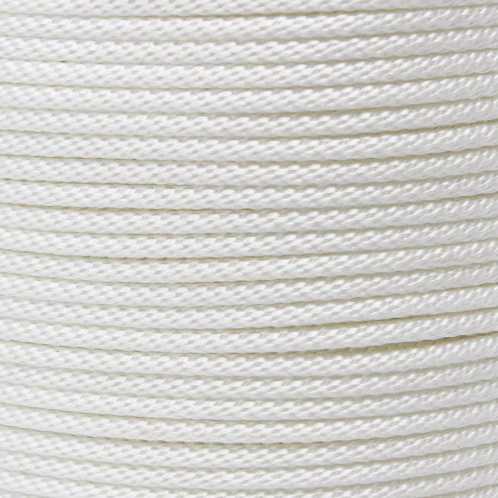 Solid Braid Nylon Rope (1/8"", 50, FT), White