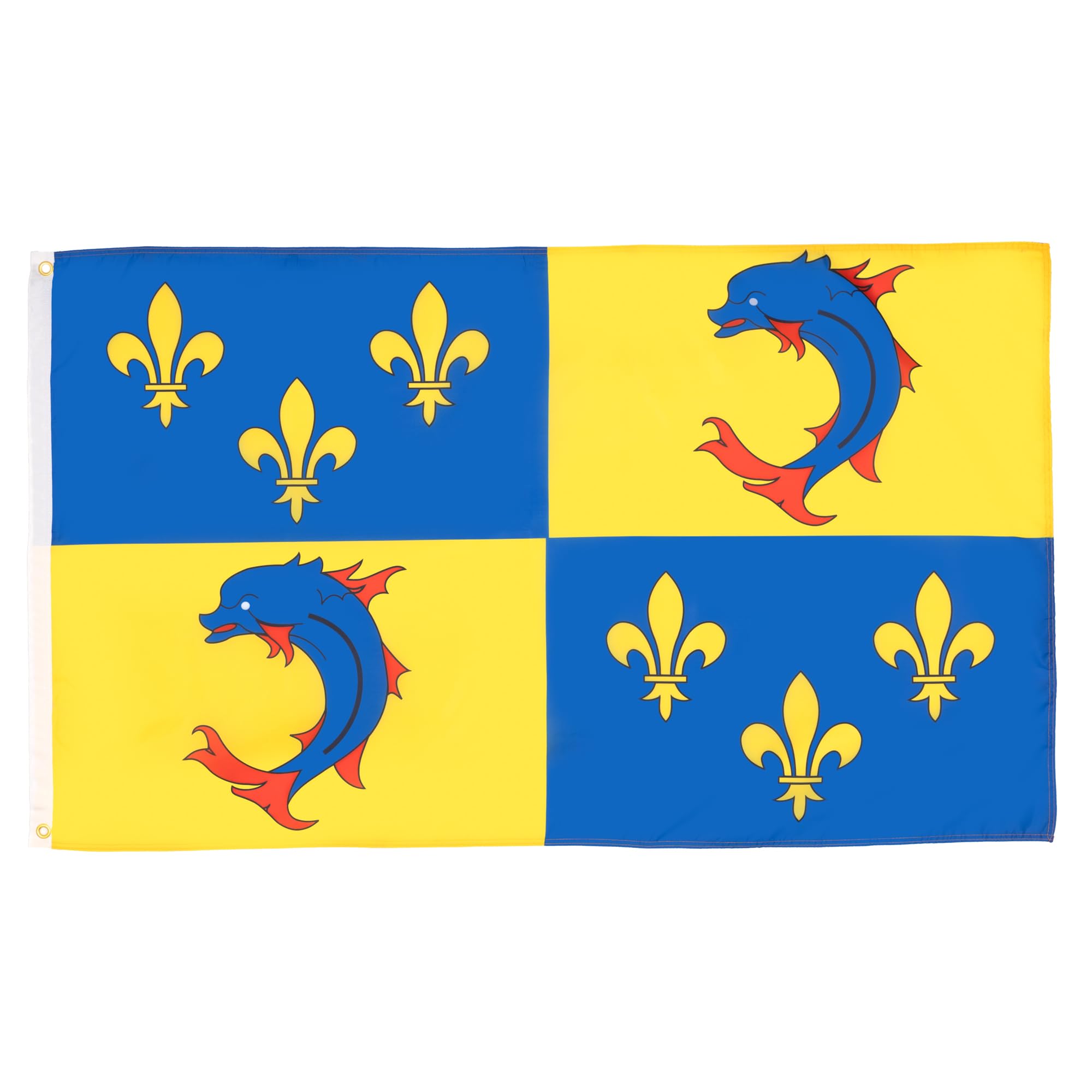 AZ FLAG Pack of 2 French Province of Dauphiné Flags 150x90 cm 2 Grommets — image 1