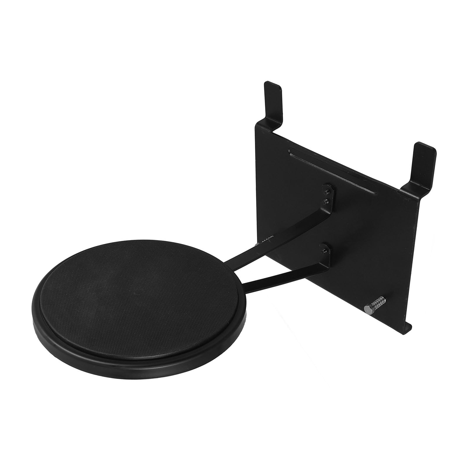Pedale per Cassa Batteria in Acciaio Nero Pad di Pratica Silenzioso per Sviluppare Tecnica Doppio Pedale per Esercitarsi Ovunque Colore Casuale