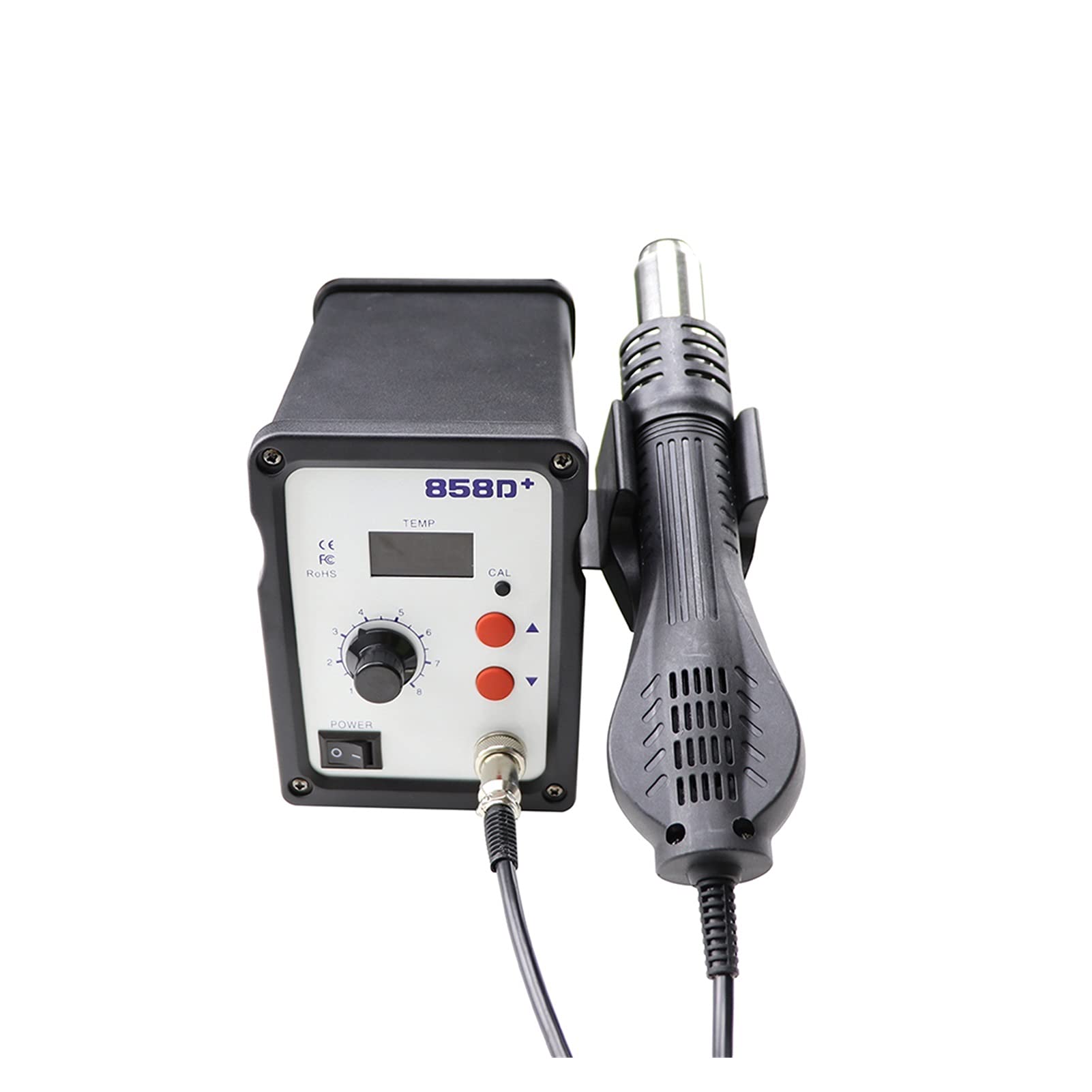 Stazione Saldante, Stazione di rilavorazione della saldatura termica 85 8D LED. Pistola ad aria calda digitale ESD. 700W Computer Phone Riscaldamento ultra-veloce