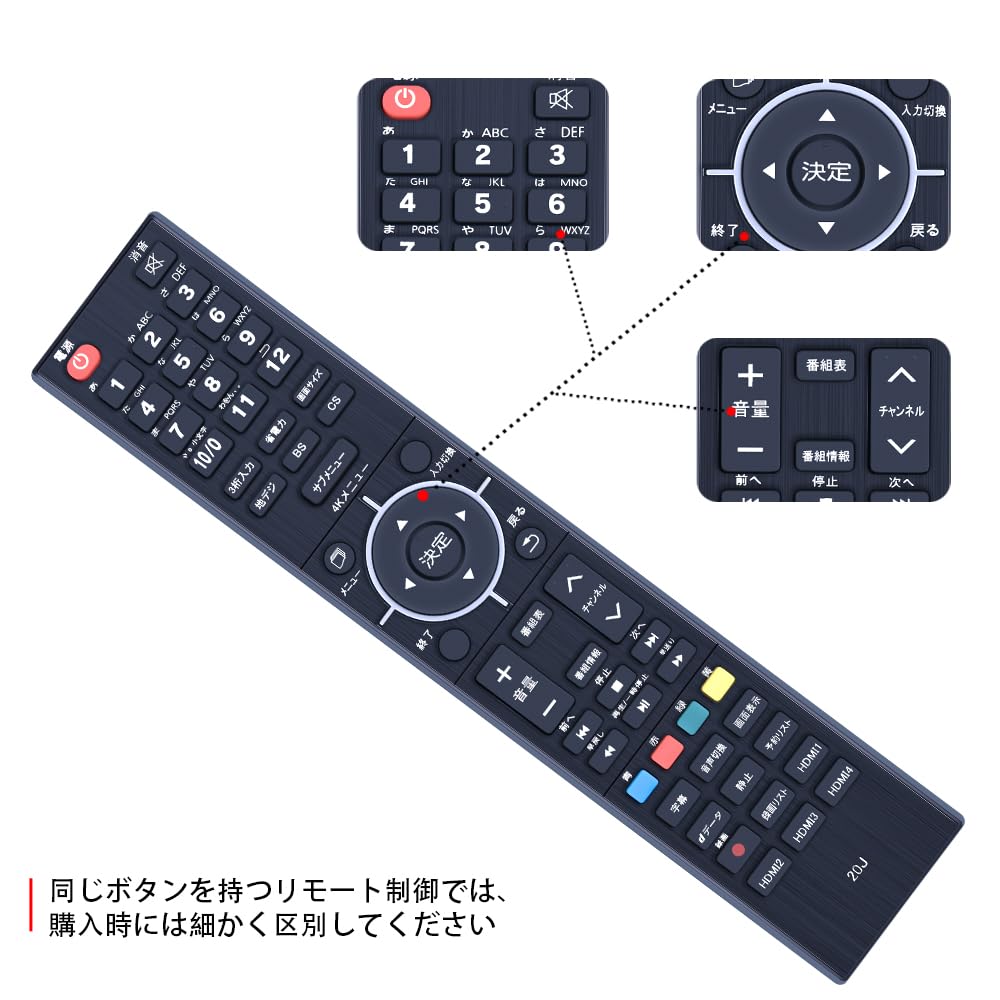Amazon | CLVIZCXOM グリーンハウスリモコン TV-RC3 for GREEN HOUSE
