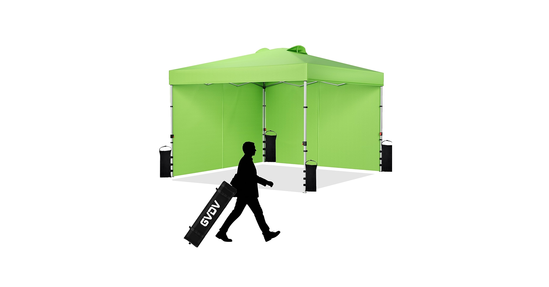 Amazon.com : GVDV 10x10FT Pop Up Canopy Tent with 2