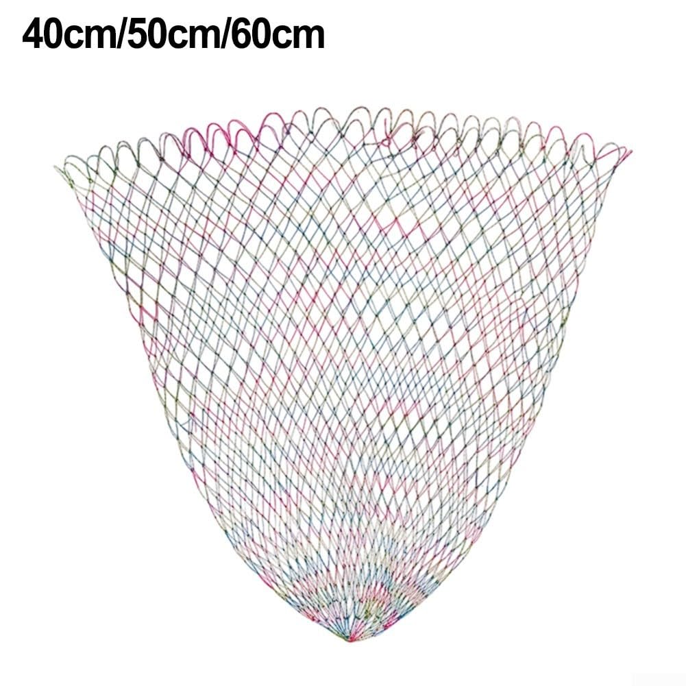 Guadino da pesca in nylon, ricambio leggero con design a rete da 2 cm per una pesca efficace, forte capacità di carico di 75 kg