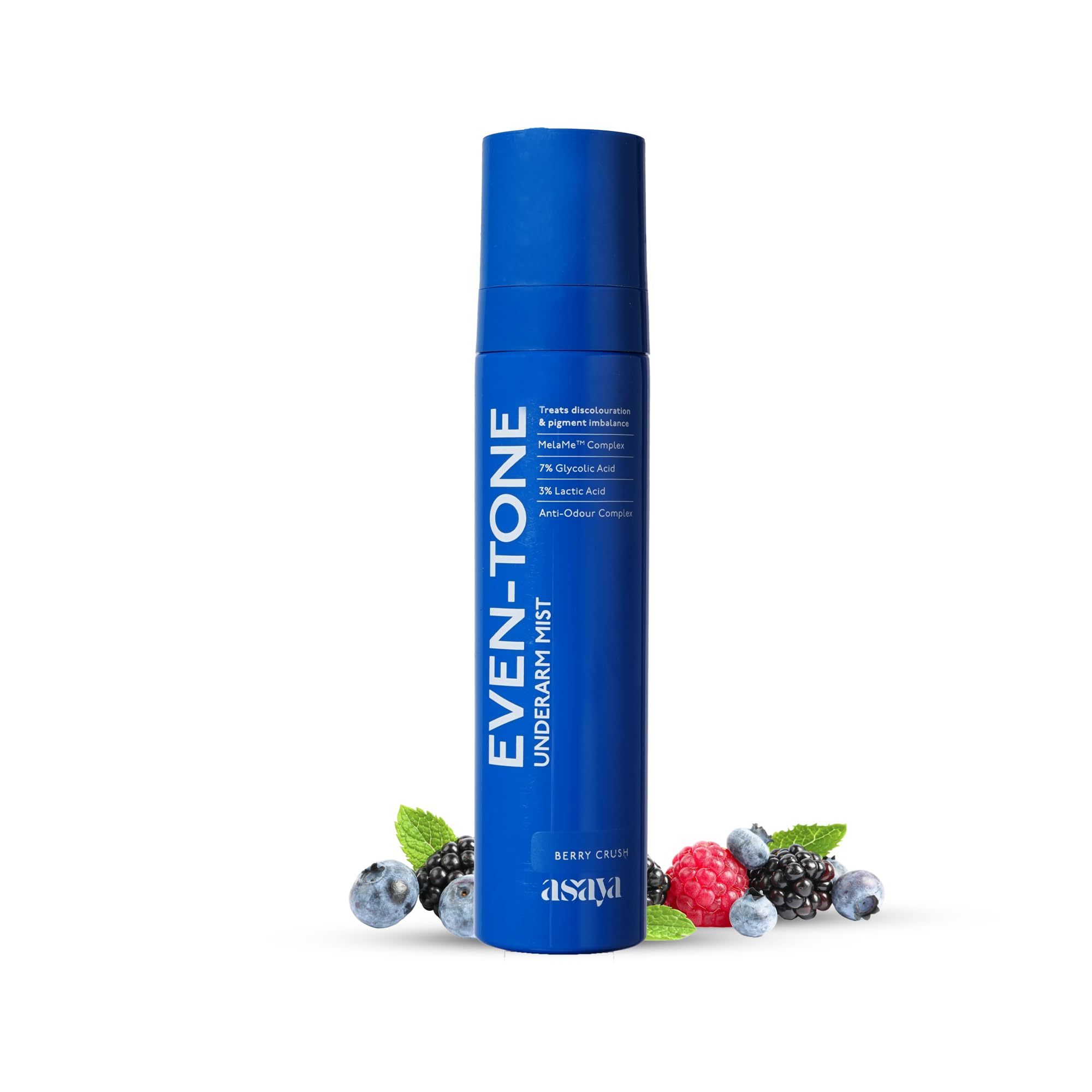 Asaya Even Tone Underarm Mist | Lightweight Spray for Underarm Pigmentation Removal & Odour Control | Even Tone Underarm Mist for Dark Underarms | Berry Crush | 100 ml-picture-11