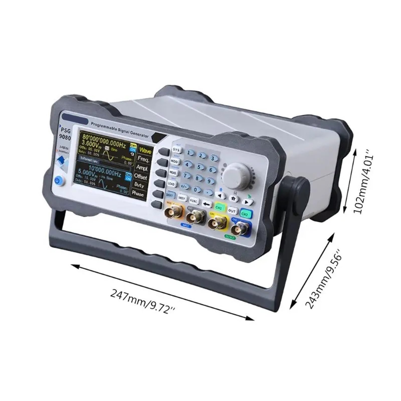 PSG9080 Control Digital Programable Generador De Forma De Onda Arbitraria Fuente De Señal Modulación De Frecuencia Y Módulo De Amplitud