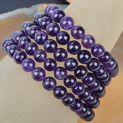 Vista 112 de MASSIVE BEADS Pulsera elástica de yoga hecha a mano con piedra natural, cristal curativo, energía, regalos para adultos unisex de 0.157 in, 0.236