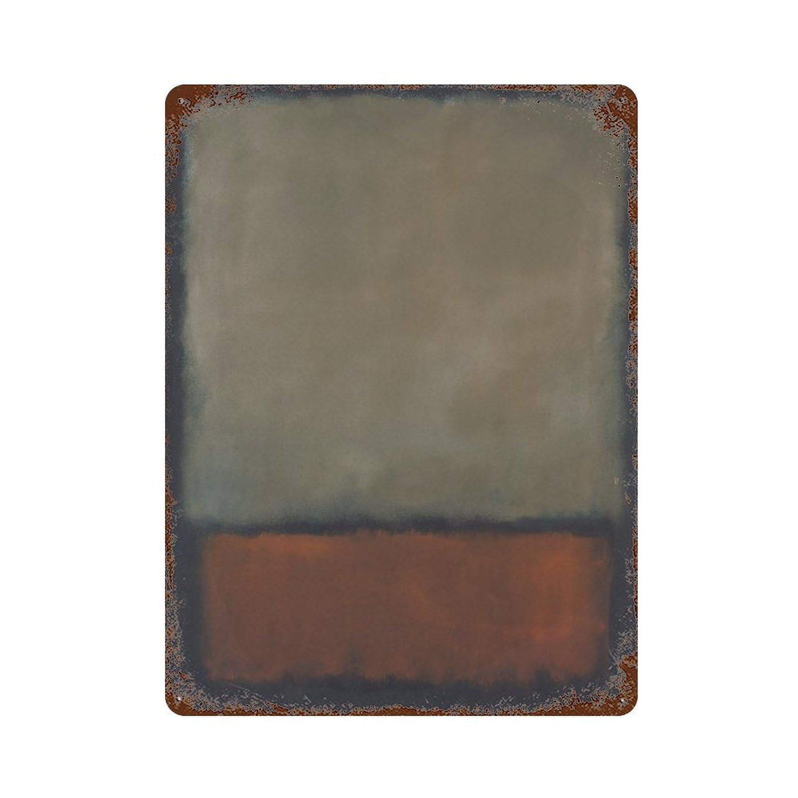 xiaoxiaoshen Mark Rothko A Exhibition As Housewarming Gift Or Livingroom Decor Wall Decor Art Metal Tin Poster Modern Home Decor Art Home Bar Shop Decorations Vintage Sign 40x30cm