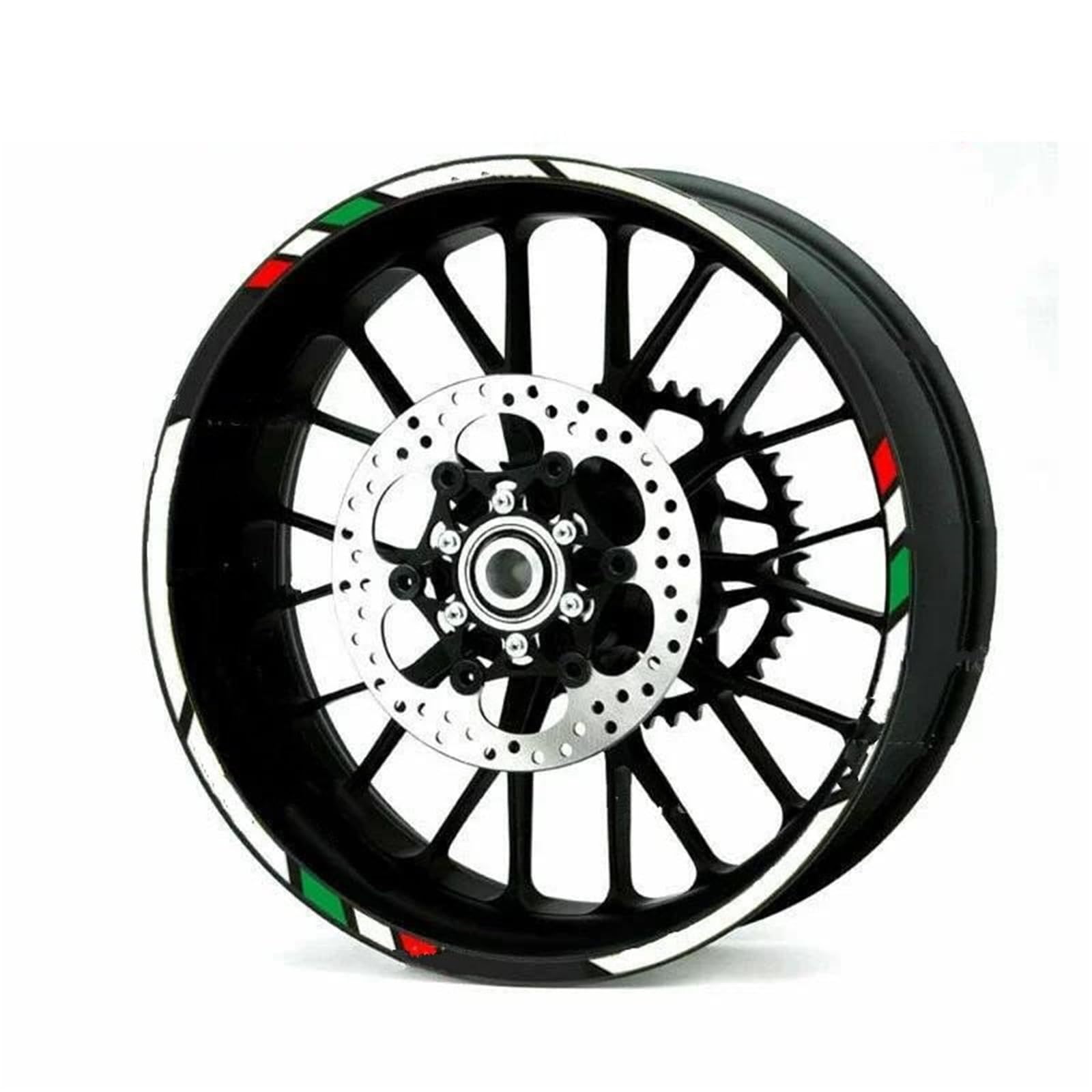 Radaufkleber 17 "Rim Stripes Rad Decals Band Aufkleber Für Y&amaha Für MT-03 660 320 2006-2021(Style 4)