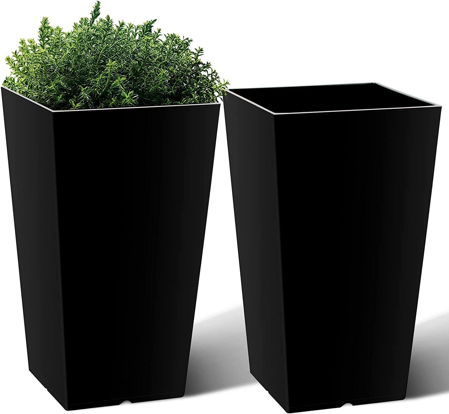 Lavish Craft Tall Planters for Outdoor Plants Set of 2,Outdoor planters ...