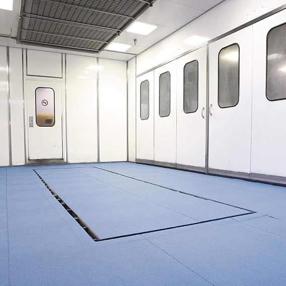 PIG New Grippy Paint Booth Mat | Reduces Paint Defects and Color Casting | Static Dissipative | 32 x 100' Roll | PM50086