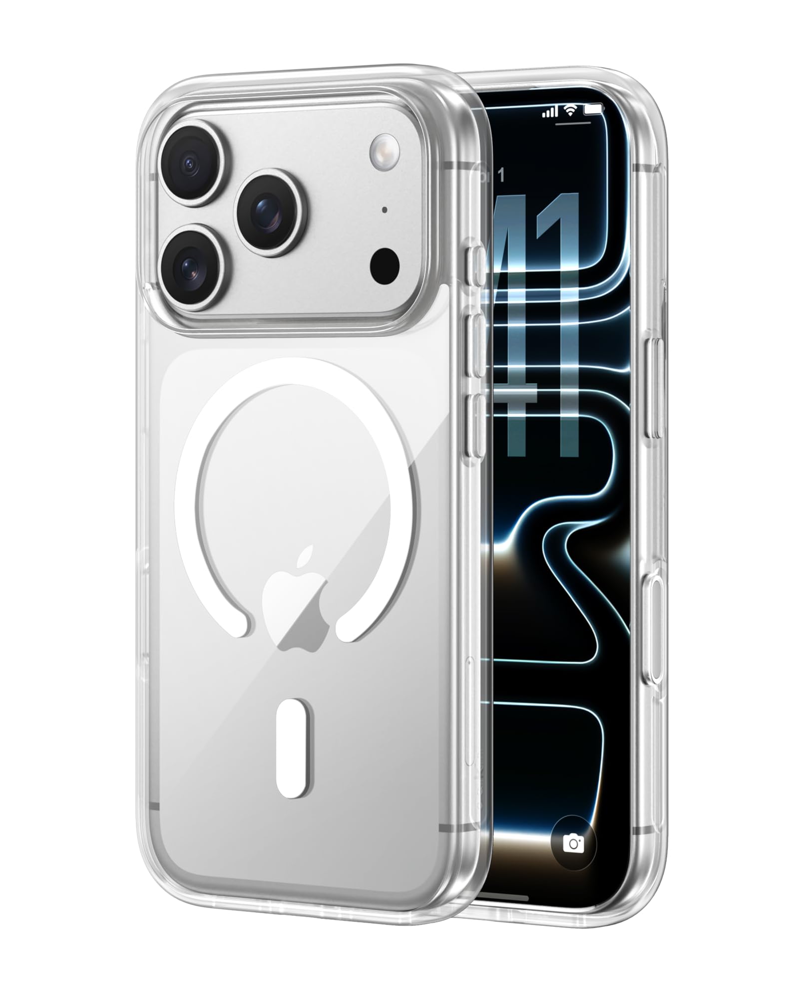 Belkin SheerForce Clear MagSafe Compatible iPhone 17 Pro Case with