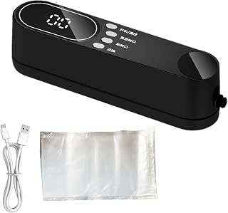 Mini Vacuum Sealer Machine - 390g Handheld Cordless Food Bag Sealing Device, Mini Cordless Vacuum Sealer For Home Dormitory Hotel Apartment Businesses Rental Kitchen
