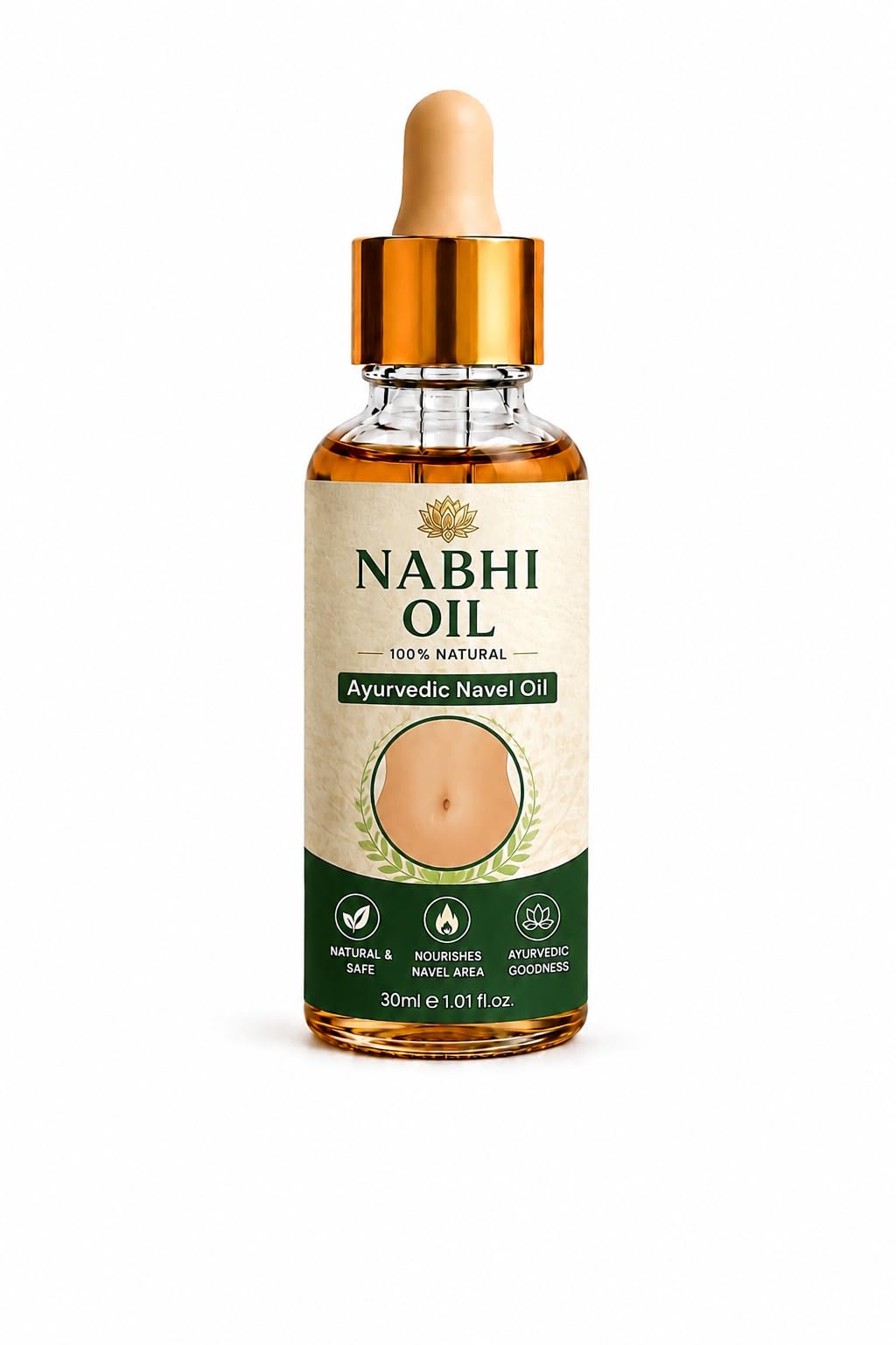 Nabhya Dhara Belly Button Oil – 100% Herbal Belly Button Oil for Bloating Relief, Improved Metabolism, and Gut Health (30ml) (PACK OF 1) (2)-image-42