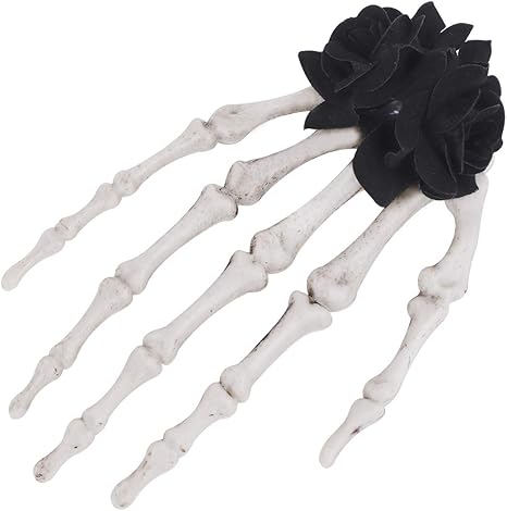 Amazon コスプレ ヘアピン 髑髏の手 赤花 ヘアアクセサリー 大人 ハロウィン 仮装 おしゃれ 個性的 吸血鬼 巫女 魔女 ハロウィン用コスチューム ヘアクリップ 髪飾り 女性 レディース 変身 変装グッズ ハロウィンパーティー 学園祭 文化祭 ファッション小物 コスプレ