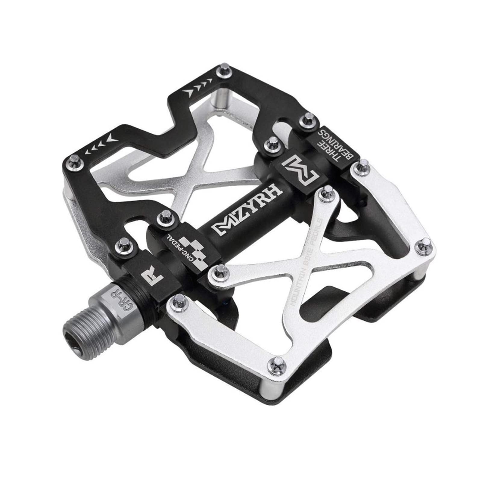 Fahrradpedale, Fahrradpedale, Mountainbike, MTB, breite Pedale, 9/16 Zoll, versiegelt, 3 Kugellager, CNC-gefräst, geschmiert, versiegelte Lager-Plattform-Pedale