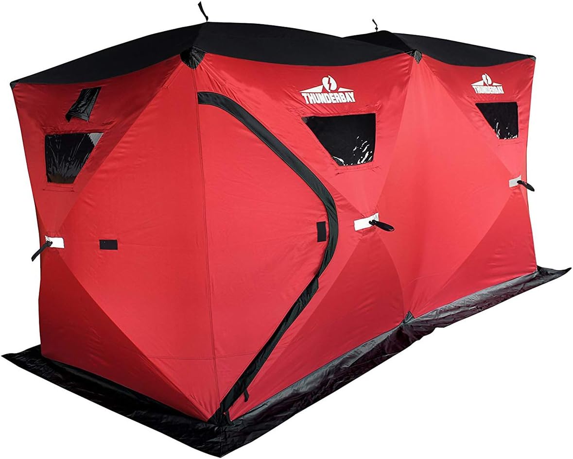 THUNDERBAY Ice Cube Series Pop-Up Hub-Style Ice Fishing Shelter