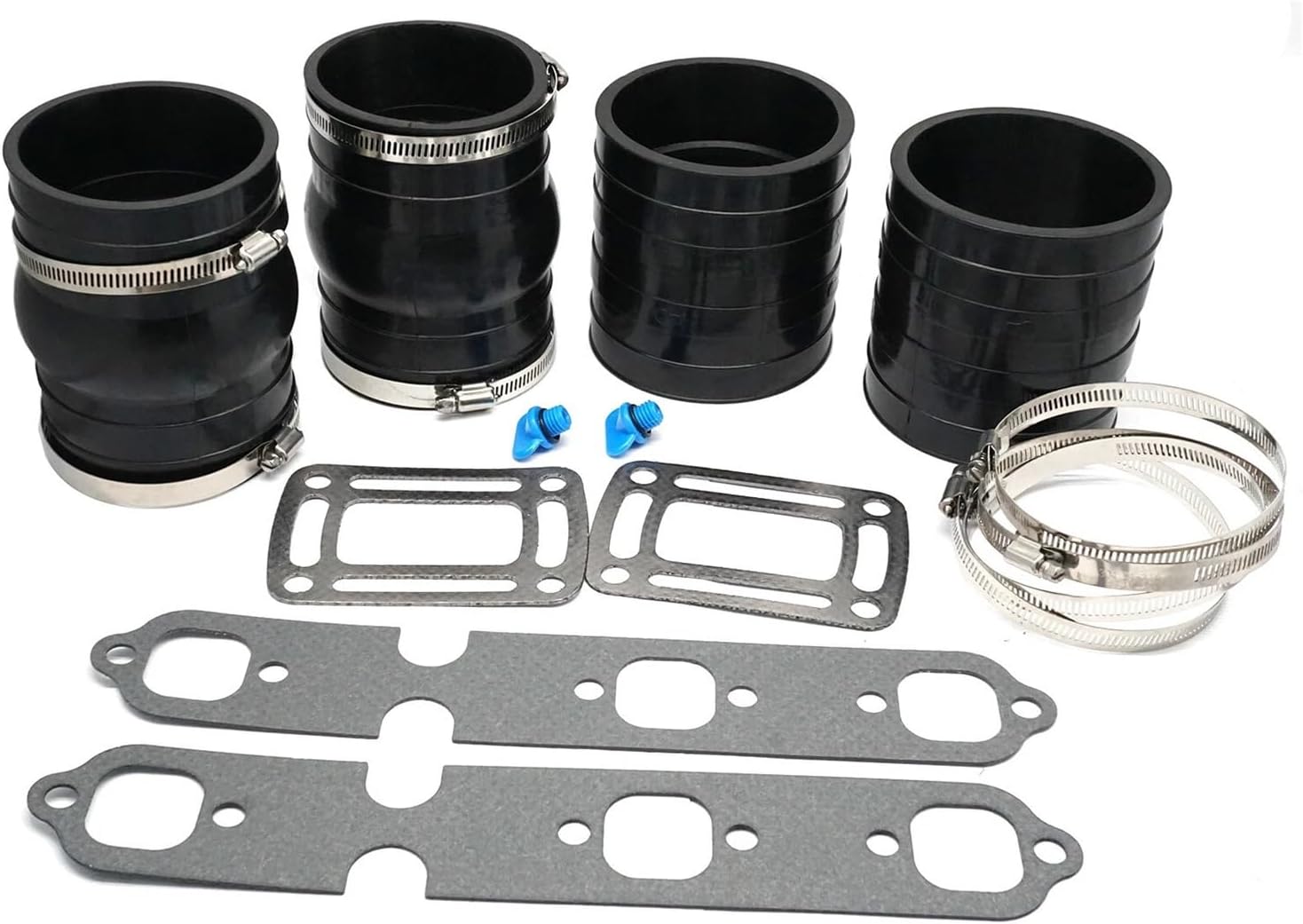 Manifold Bellow Hose Repair Kit with Gasket Fit for 4.3L Sterndrive V6 351325