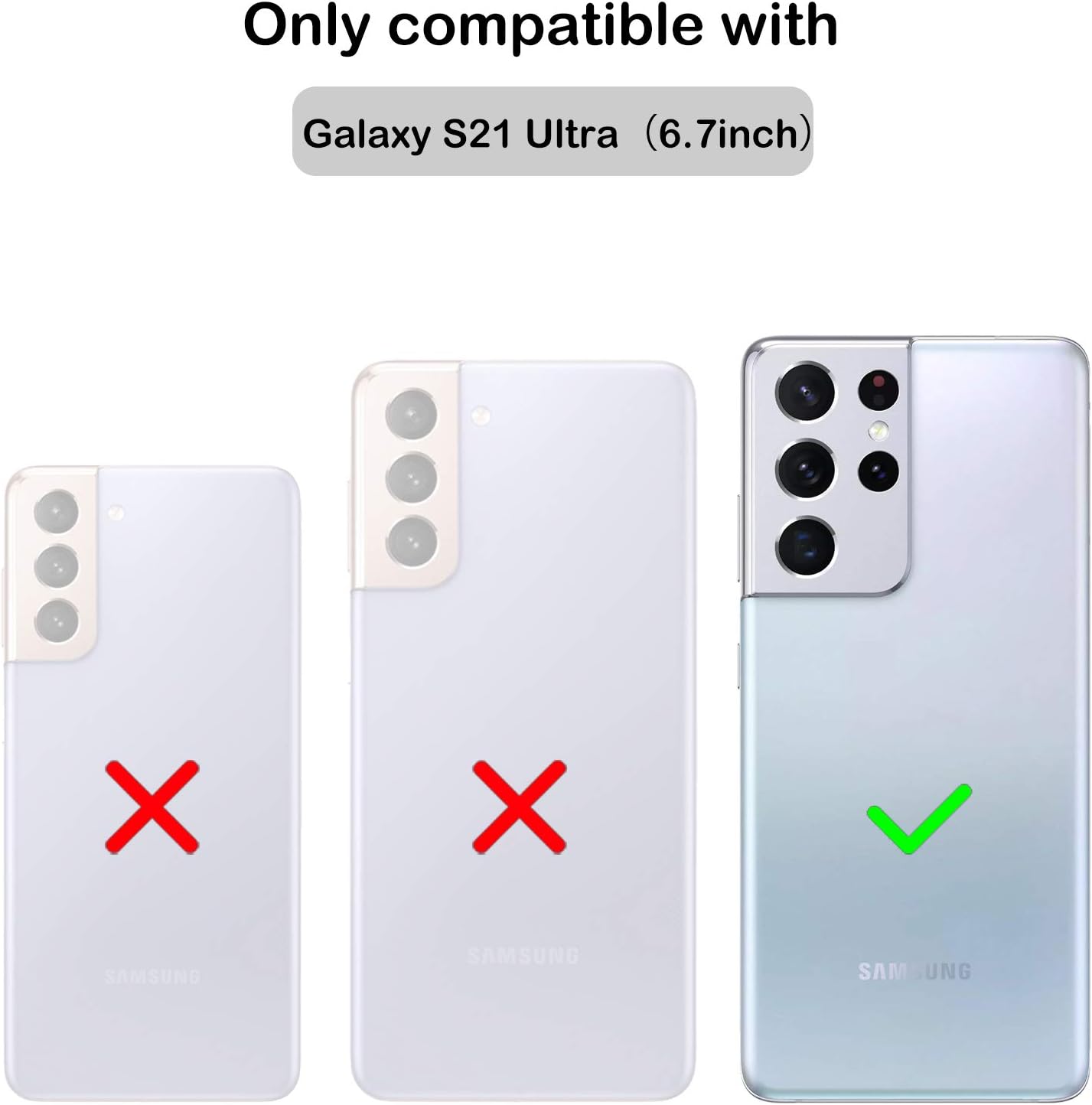 ORNARTO Case for Samsung S21 Ultra,Thin Premium Hard Plastic Matte Finish Anti-Scratch Cover Cases for Samsung Galaxy S21 Ultra (2021) 6.8' Deepsea Blue