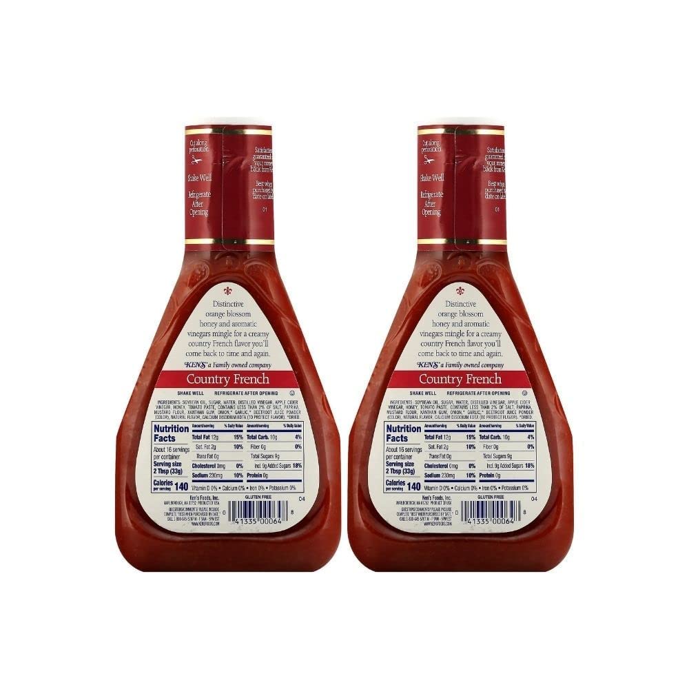 Ken's Steak House Country French Salad Dressing (2 Pack)