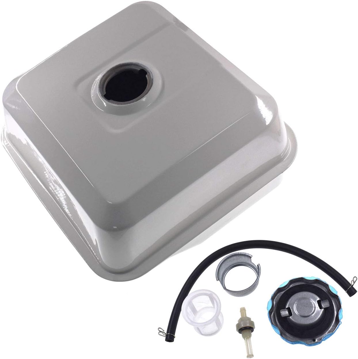 Gas Fuel Tank for GX390 13HP GX340 11HP Honda Pressure Washer Chrome Gas Cap Fuel Filter