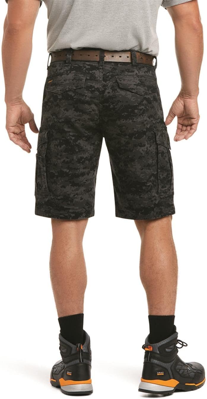 ARIAT Men's Rebar DuraStretch Made Tough Cargo 11" Short