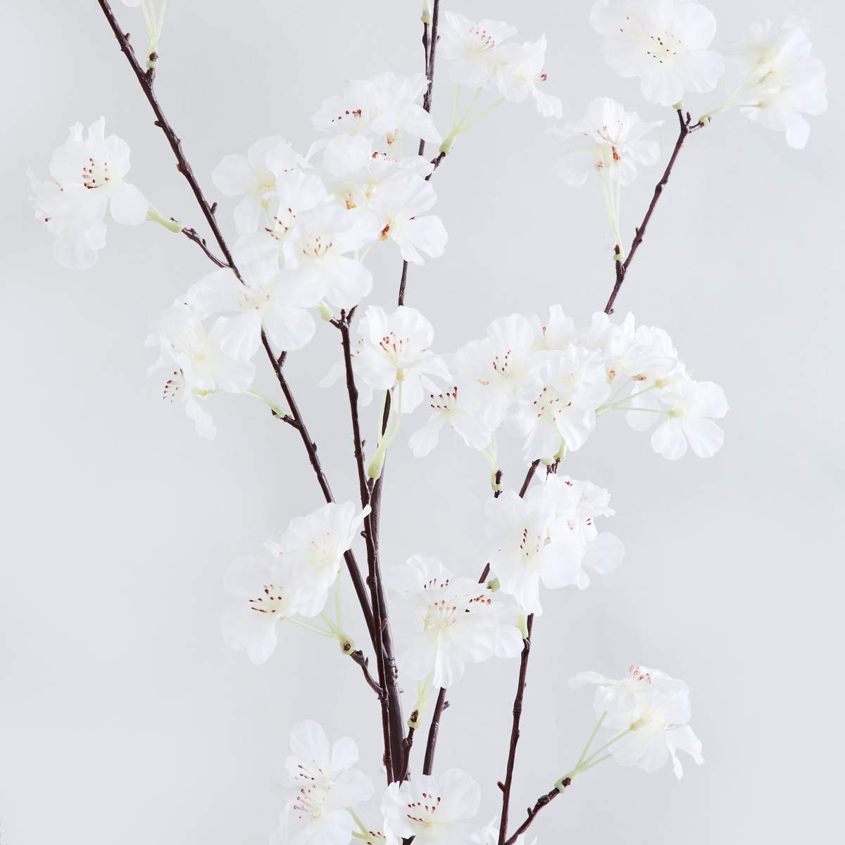 Buy Home Centre Artificial Cherry Blossom Flowers (White, 1 Piece