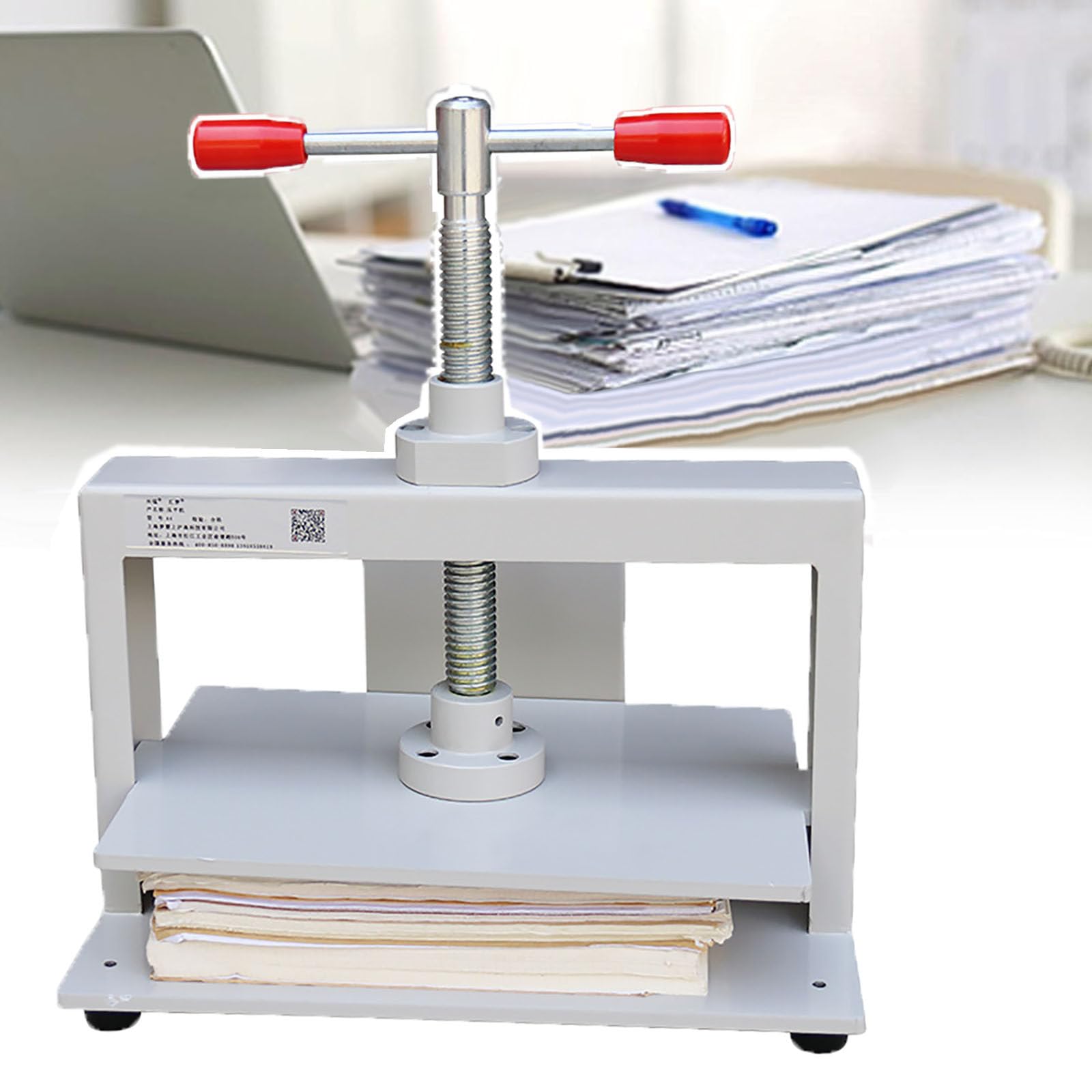 Presse à papier manuelle 1500kg en acier de haute résistance pour reliure A4