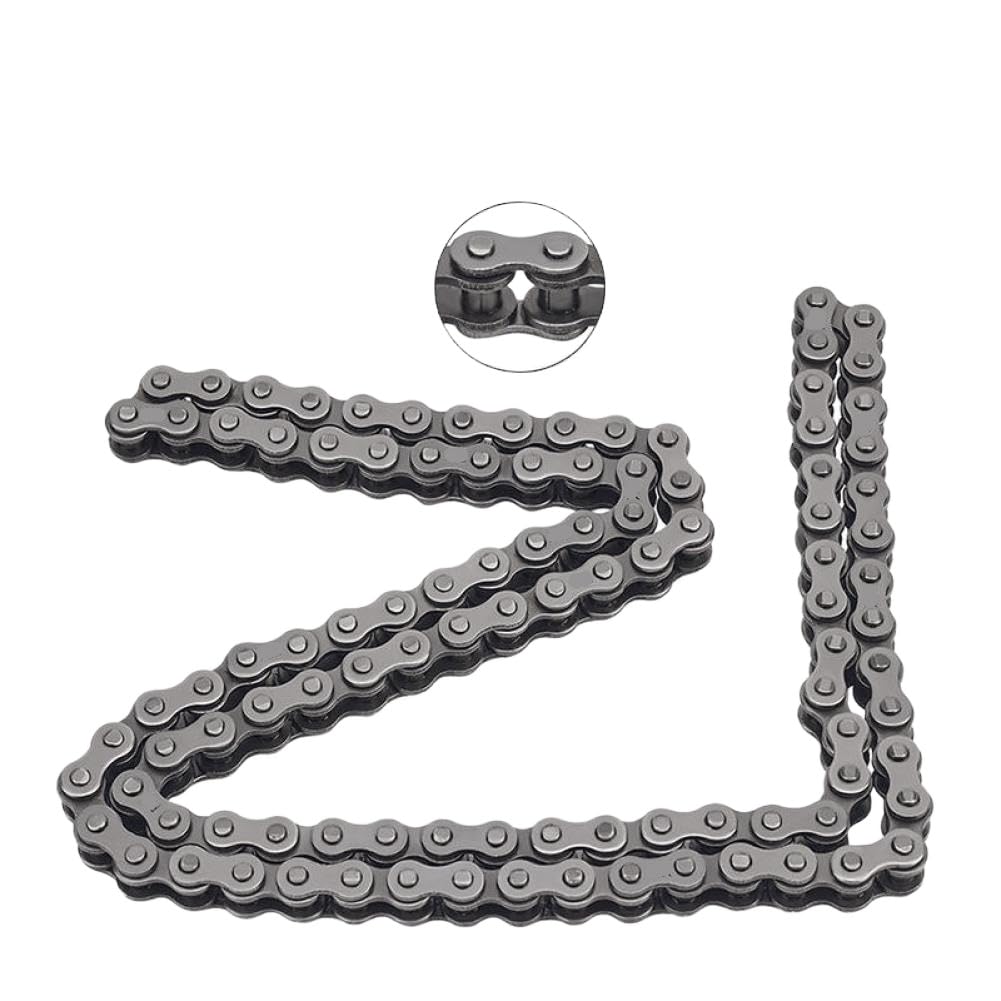 Cadena de Transmisión para Motocicleta con Rodillos de Accionamiento 110 Eslabones Compatible con XV250 V XV125 XV240 XV250S Virago SRV250