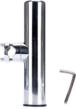 Amazon Amarine Made ステンレス製 クランプオンロッドホルダー 角度調整可能 Amarine Made 竿 掛け ロッドホルダー