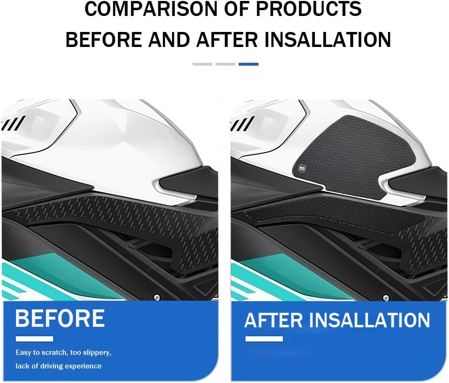 For Yamaha YZF R3 R25 YZF-R3 2025 2026 Side Fuel Tank Pad Protector Stickers Decal Gas Knee Grip Traction Pad YZFR3 2019 - Tankpad
