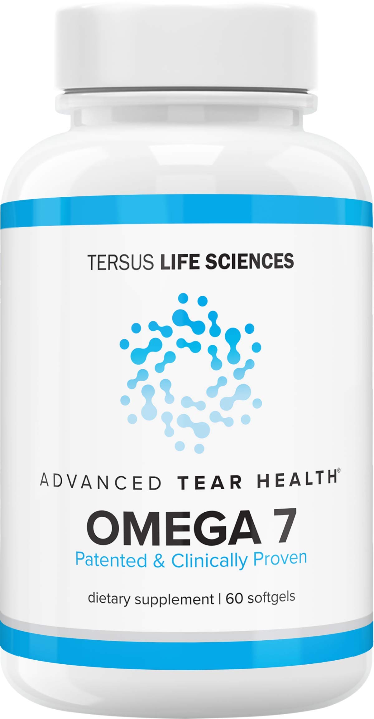 Cardia 7: Tear Health - 60 Count - Advanced Dry Eye - Omega7 Natural - Assists with Dry Eye, Tear Quality and Soothes Irritation