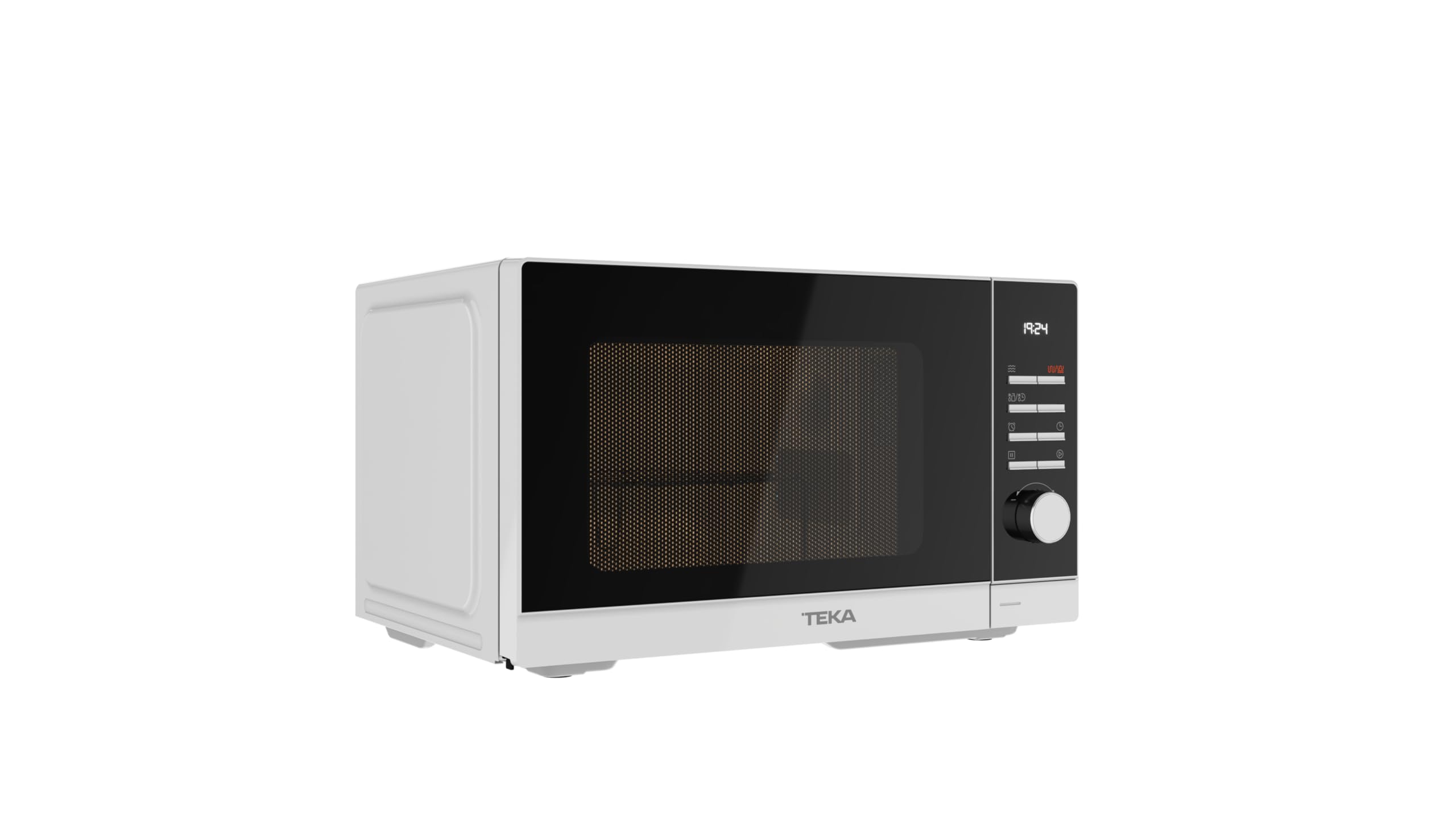 Teka MWE FS25 G WH- Microondas de Libre Instalación con Grill, Capacidad 25 L, 5 Niveles de Potencia, Salida 900 W, Microondas con Grill 25 L, con Plato Giratorio 28.8 cm, Color Blanco