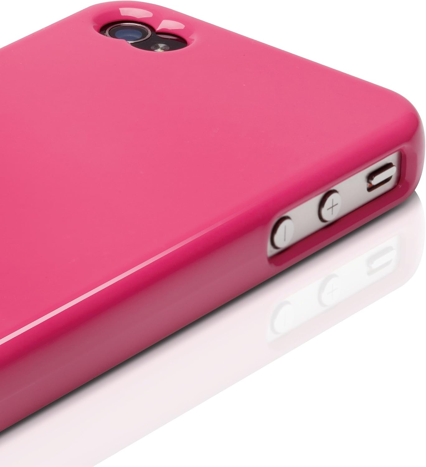 elago S4 Glide Case for AT&T, Sprint and Verizon iPhone 4/4S - eco Friendly Packaging (Hot Pink+White)