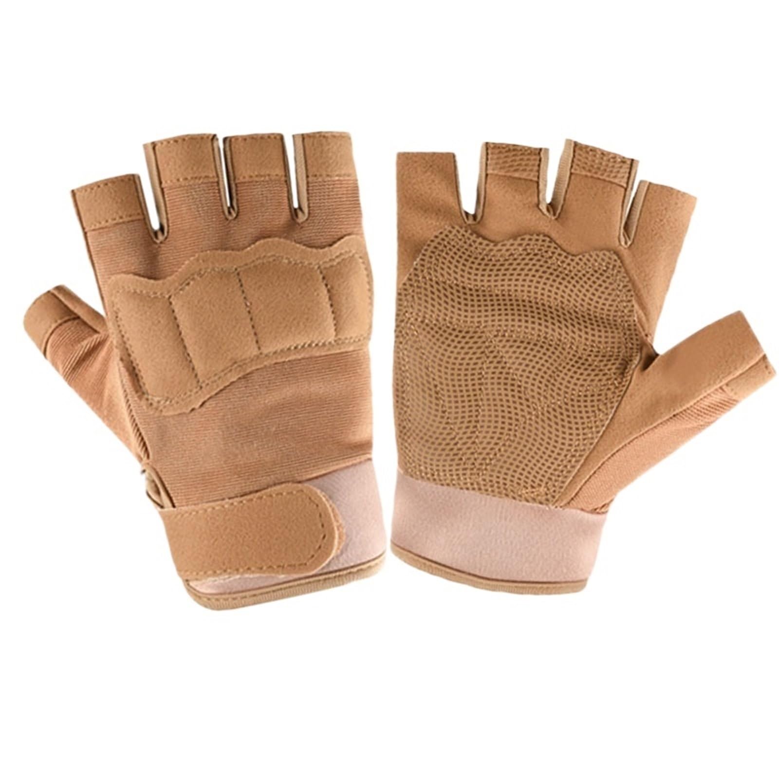 Guantes de ciclismo unisex de medio dedo Guantes deportivos de exterior antideslizantes de camuflaje