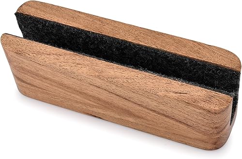 EDHAS Soporte vertical para computadora portátil de madera de acacia para escritorio, compatible con Apple MacBook, Microsoft Surface, computadoras