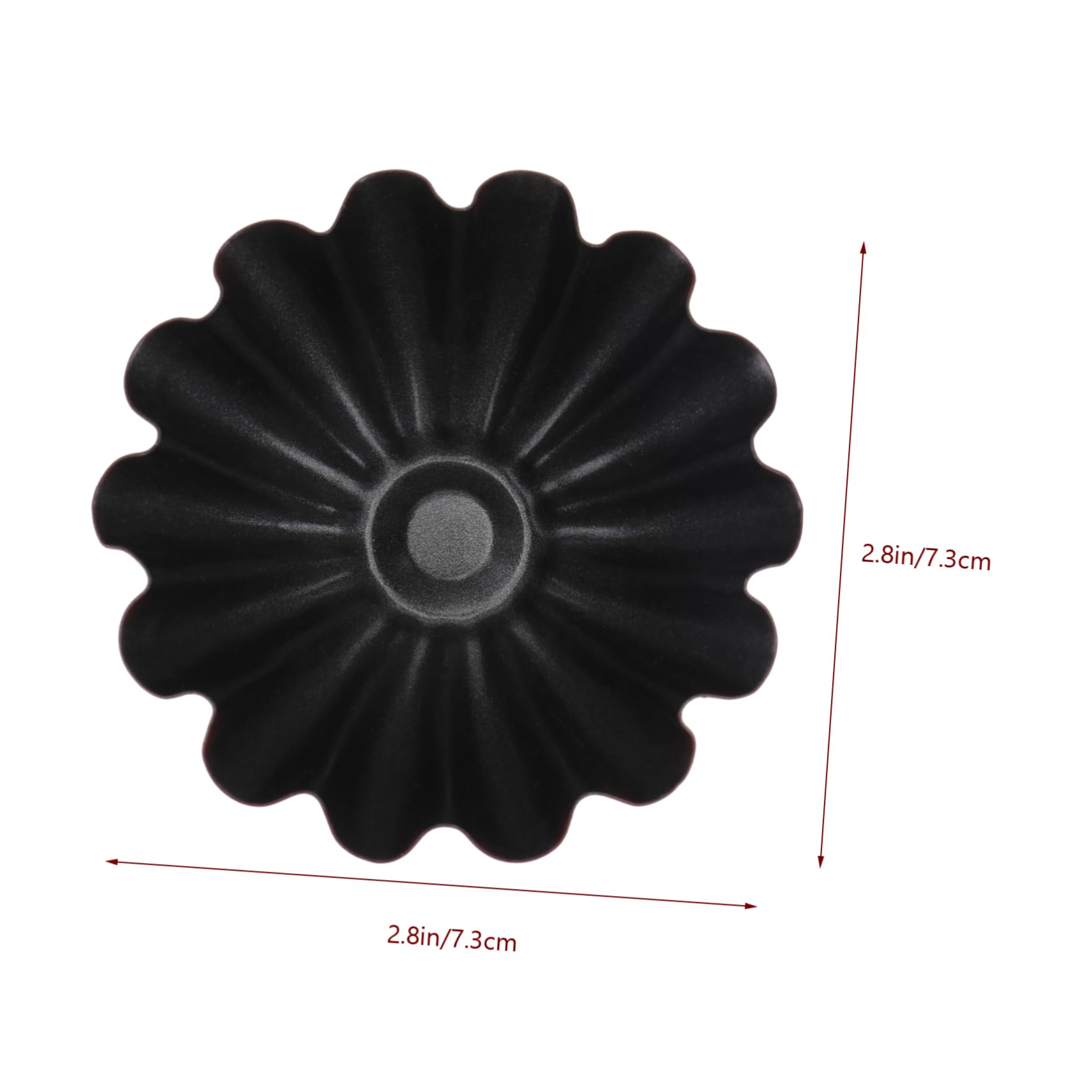 OFFSCH 6Pcs Non Stick Stainless Steel Egg Tart Mold Baking Tool for Desserts for Parties and Home Baking